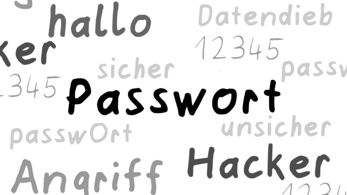 »Du kommst hier nicht rein!« - mit dem richtigen Passwort ist das kein Problem. Doch einfach zu erratende Passwörter stellen für Datendiebe und Cyberbetrüger ein Einfallstor dar!